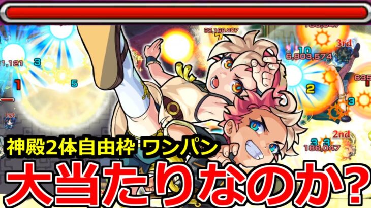 【エルマルー＆コニィルーα】「神殿ワンパン2体自由枠も可能!?」最強レベルのSSと友情で今回のガチャの大当たり枠か!?【モンスト】