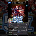 【モンスト】実装前コラボ予想当たりランキング‼　#呪術廻戦 　#チャンネル登録お願いします #モンスト 　#shorts