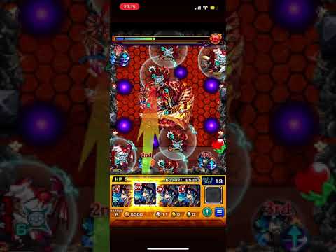 【モンスト】禁忌の獄 十一ノ獄・SS無し 完全無課金編成