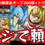 【モンスト】「シャンフロコラボ ガチャ」※こんな奇跡あるのか…!!強運無課金の弟が貯めたオーブ200個＋トク玉大勝負!!!【シャングリラ・フロンティアコラボ】