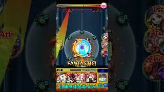 【モンスト】超究極ジン＆ウォッカ自陣無課金編成毒がまん×3＆ソロモン #モンスト #モンスターストライク #ゲーム実況 #shorts #short #コナン