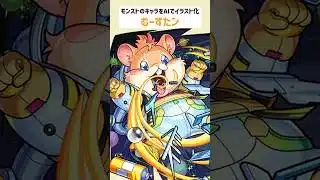 むーすたン【モンストのキャラをAIでイラスト化】【アニメ調#293】