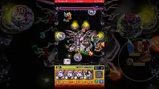 モンスト超究極シュウジ・イトウ自陣無課金編成クリア#モンスト#shorts #ガンダム#リズム