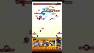 忍田のクリティカルワンパン！【覇王十代】【モンスト】#モンスト #モンスターストライク #ワンパン #shorts #ショート