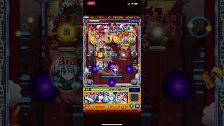 【モンスト】爆絶シューティング　ソロ自陣無課金編成