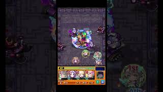 ラキリザ神殿4垢分やってみた #shorts #モンスト