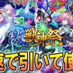 【🔴モンストLive】新限定『ミライ』を引いて激獣神祭ガチャ＆速攻で使う配信【しゅんぴぃ】