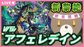 【モンスト】#新黎絶 アフェレデインVSきぬ４！初見で挑戦します💪【現実逃避したいきぬちゃん#vtuber 】