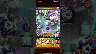 ボス戦からの駆け抜けがやばい#モンスト#モンスターストライク #モンスト実況 #shortvideo #shorts #short #コルティーナ