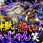 【モンスト】僕が神獣に勝てるわけないじゃん、ただ何回か挑戦してやろうと思ってるだけ